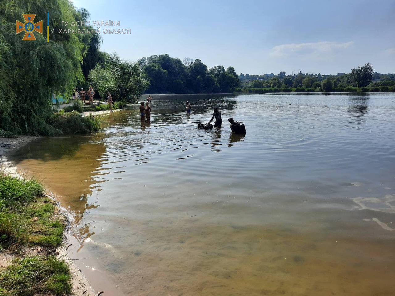 В Харькове утонул подросток. Фото: ГСЧС